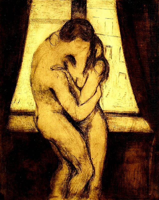Edvard Munch kyssen china oil painting image